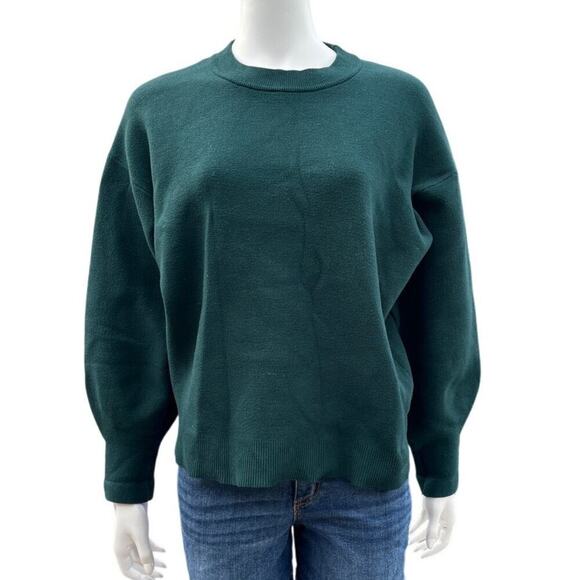 All:Row Womens Green Long Sleeve Sweatshirt Size Medium - Picture 11 of 11
